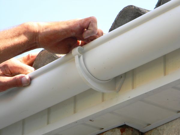 Plastic Gutter Repair in Bentonville